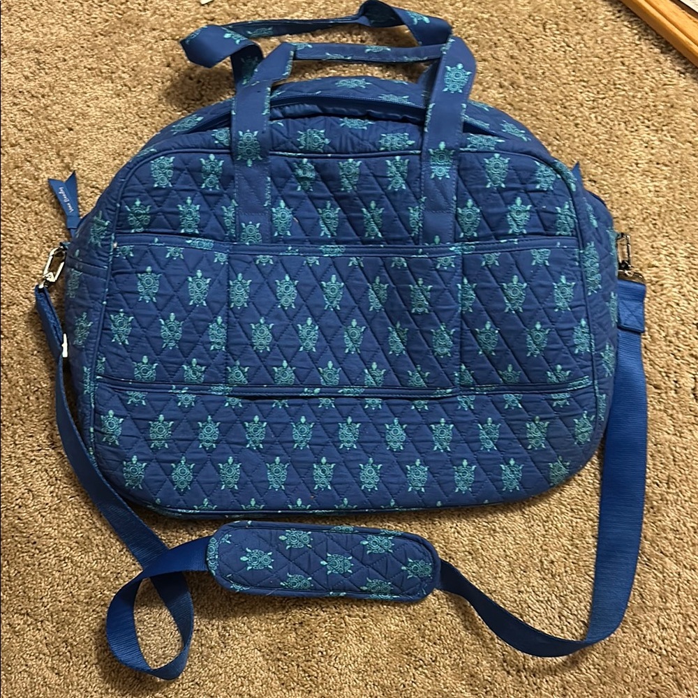 Vera Bradley Blue Travel Bag